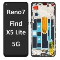 OPPO Reno7 5G / Find X5 Lite 5G (2022) LCD touch screen with frame (Original Service Pack) [Black] 4130040
